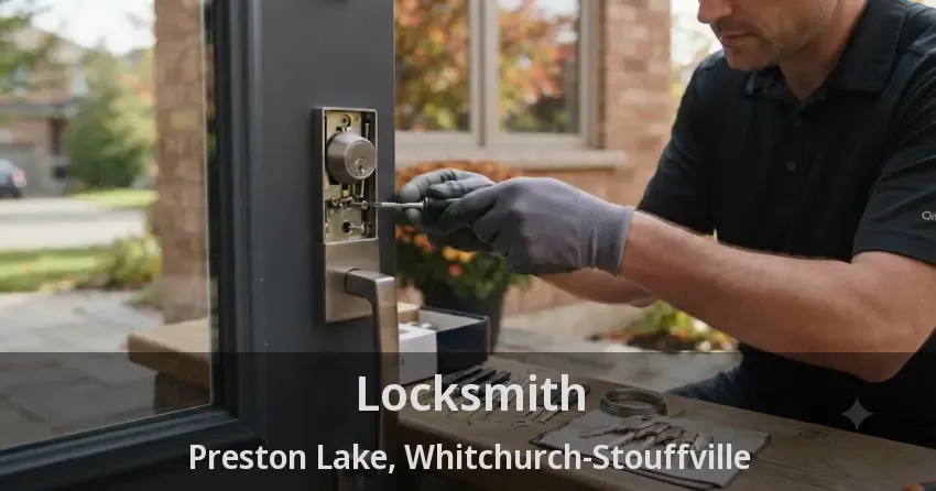 Locksmith Preston Lake, Whitchurch-Stouffville - ON
