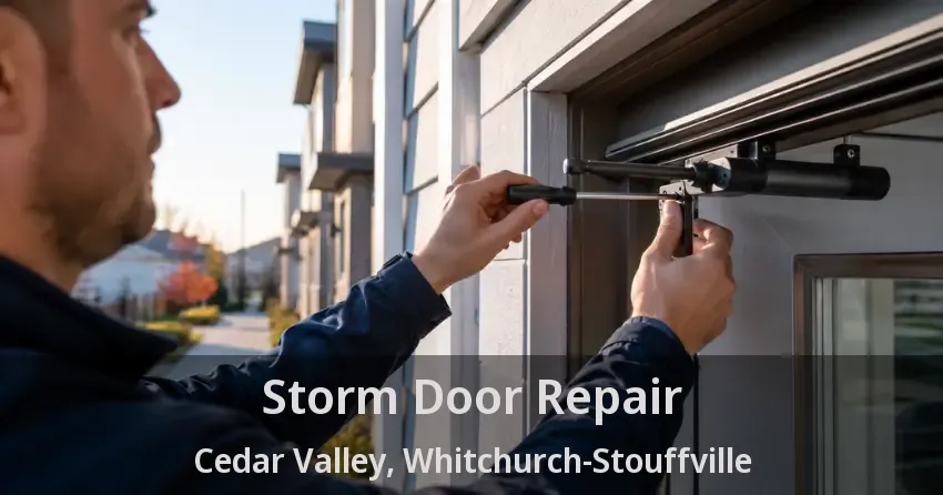 Storm Door Repair Cedar Valley, Whitchurch-Stouffville - ON