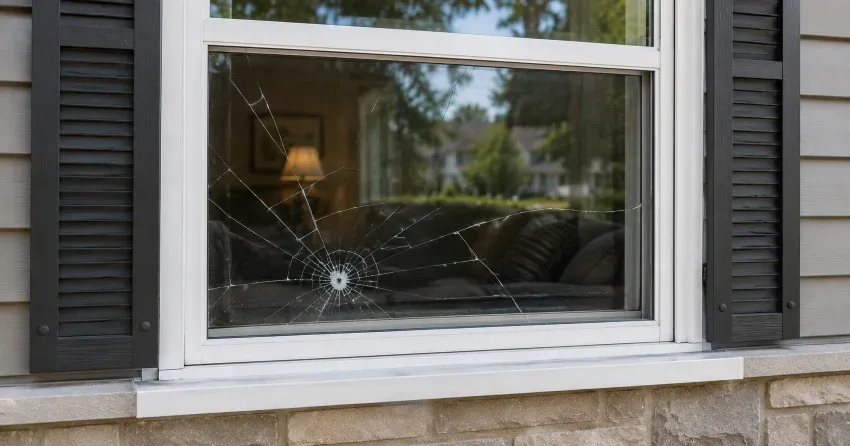 technician measuring window opening for emergency glass replacement Whitchurch-Stouffville