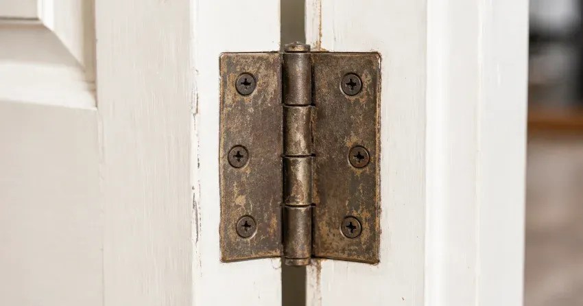 technician adjusting a sagging door hinge in Lemonville, Whitchurch-Stouffville